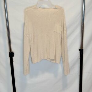Cream Knit Women's Sweater